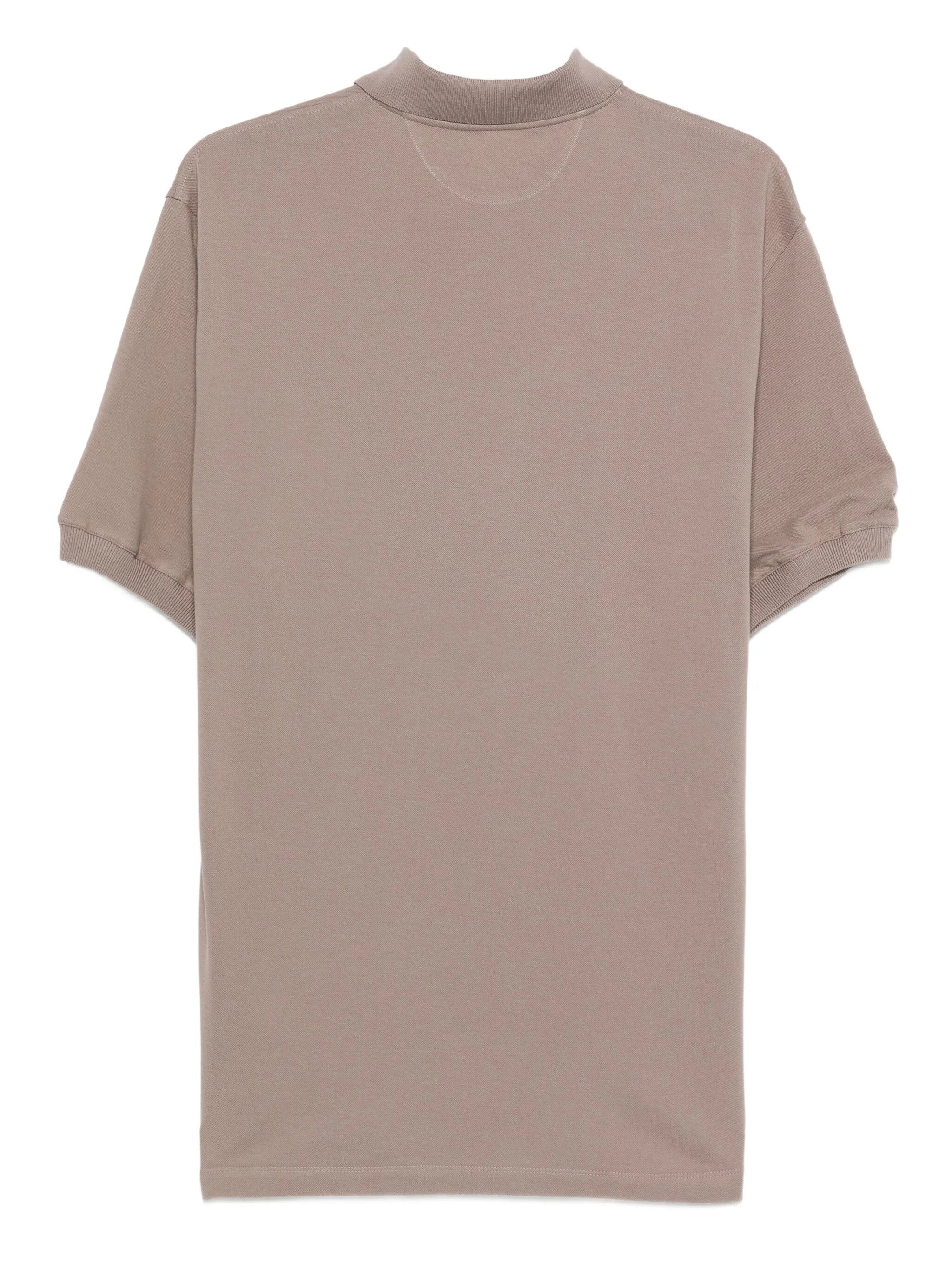 Brunello Cucinelli Embroidered-logo Cotton Polo Shirt - 2