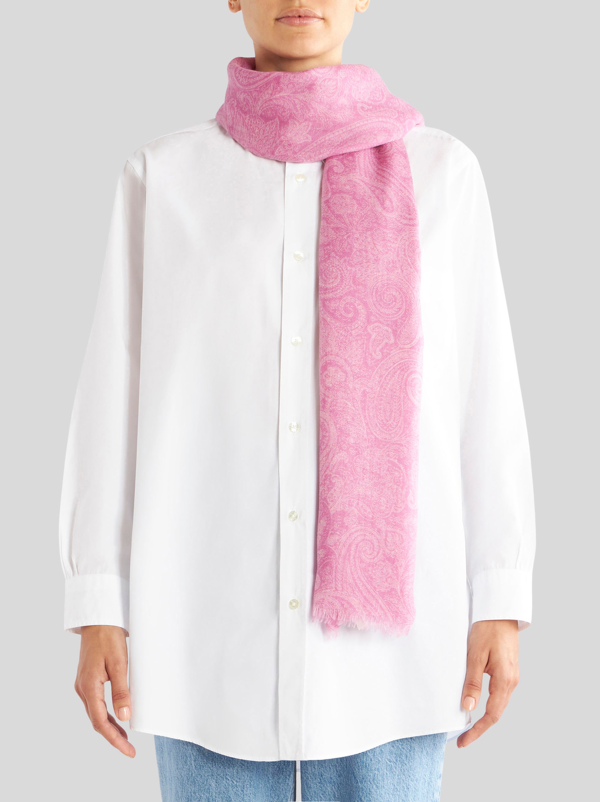 PAISLEY CASHMERE SCARF - 2