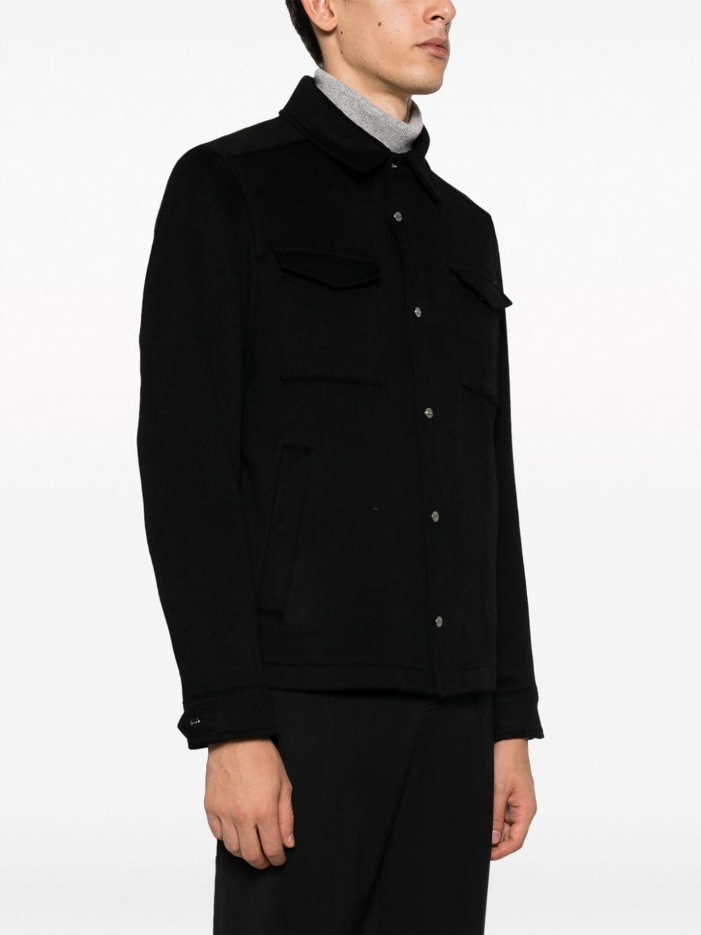 Herno Button-up Shirt Jacket - 4