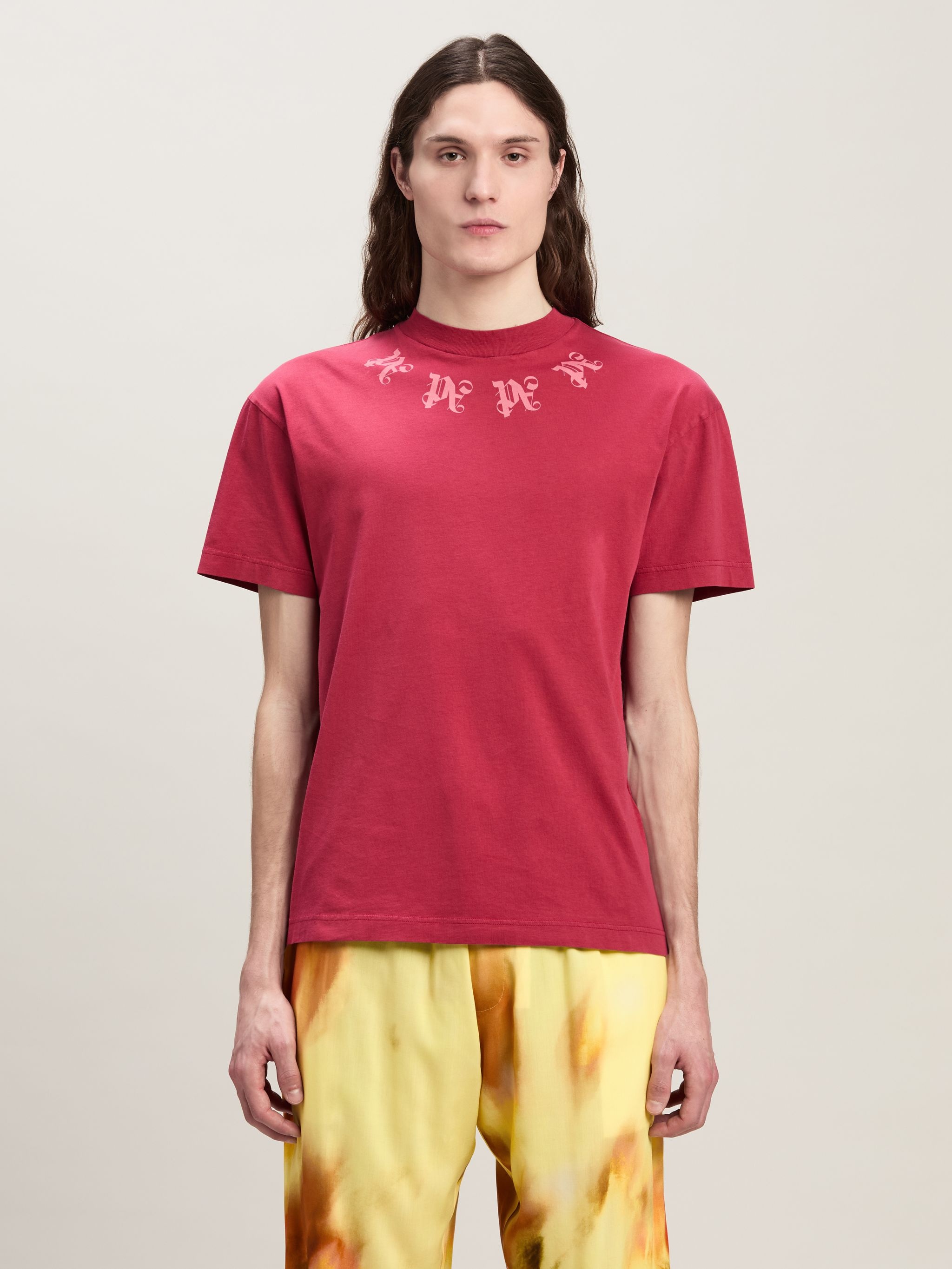 【関税無・国内発】 Palm Angels / Statement Monogram T-Shirt Palm Angels STATEMENT MONOGRAM T-Shirt | REVERSIBLE