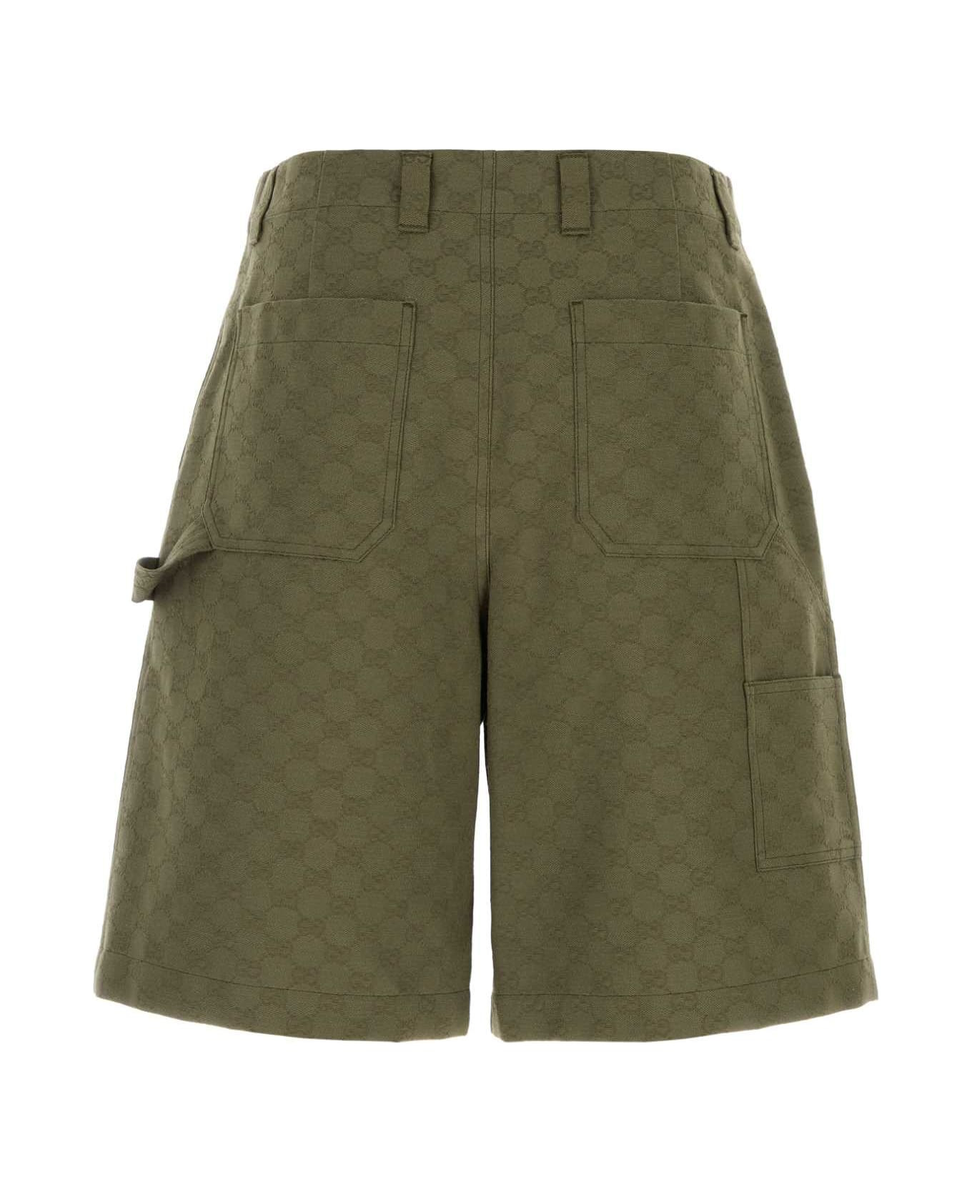 Gg Fabric Bermuda Shorts - 2