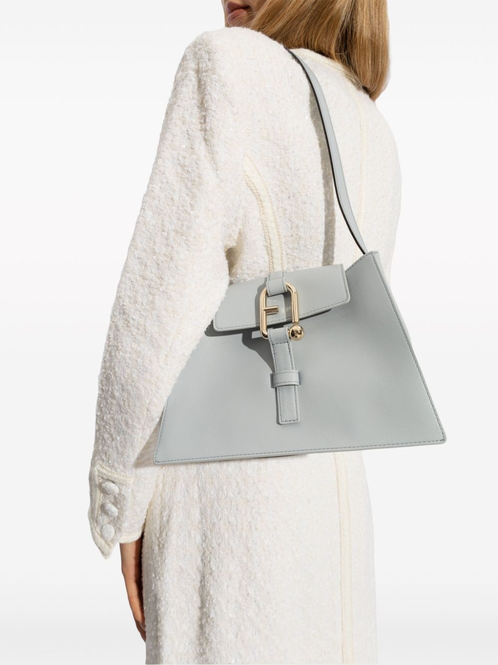 Nuvola leather shoulder bag - 4