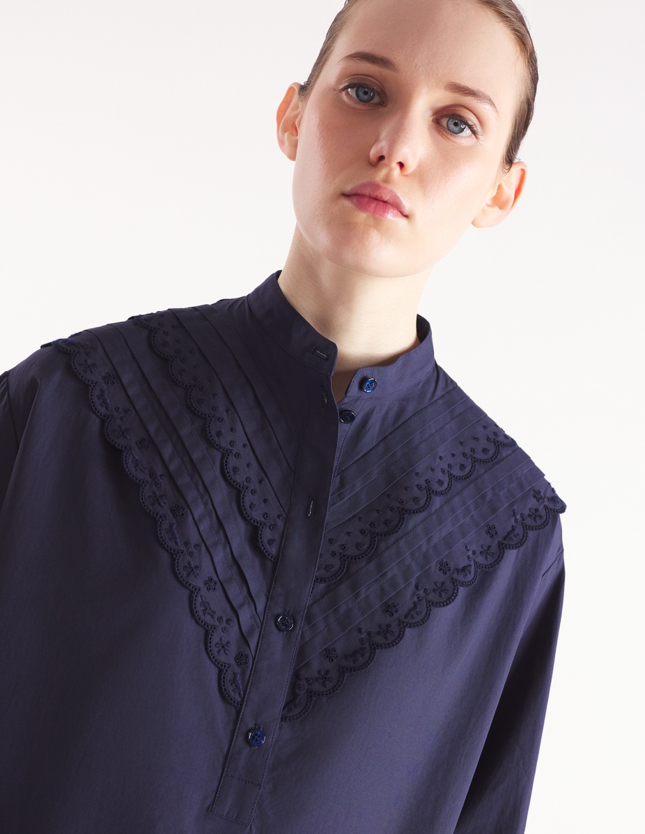 CRAFT EMBROIDERY SHIRT DRESS - 4
