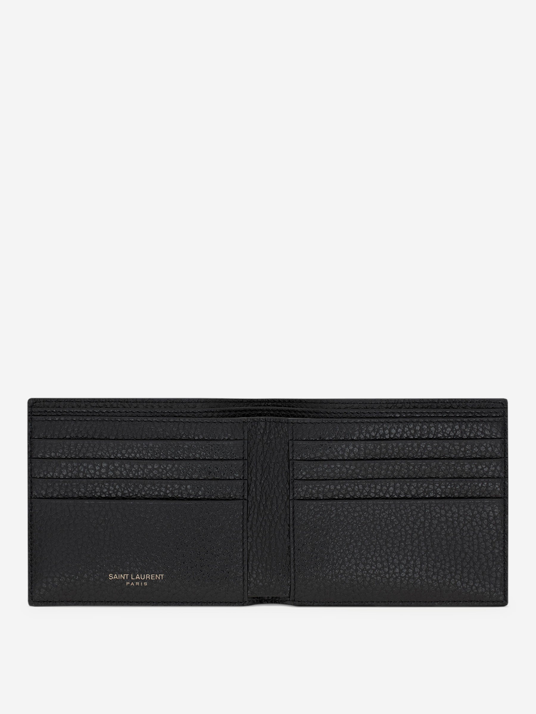 LOGO GRAINED LEATHER WALLET - 2