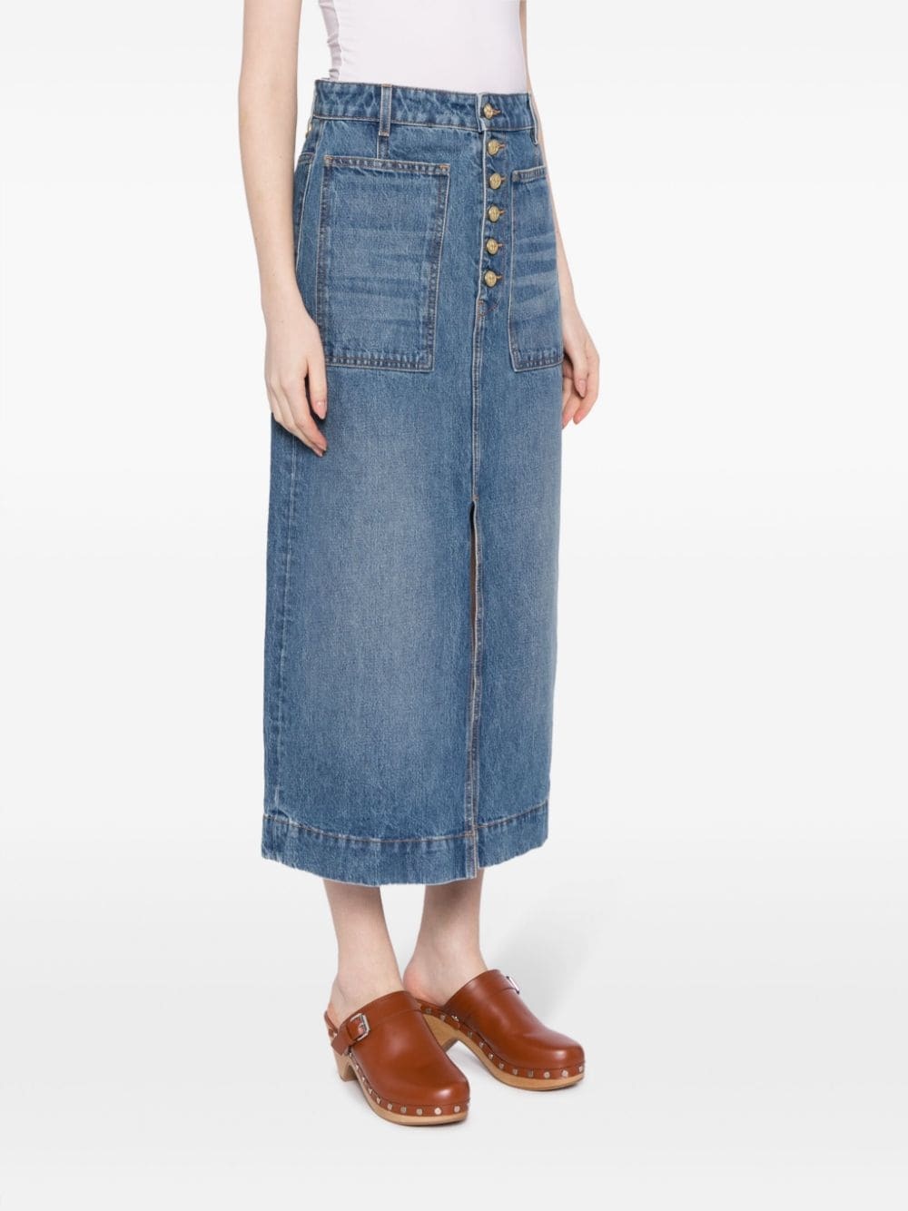 The Bea denim midi skirt - 3