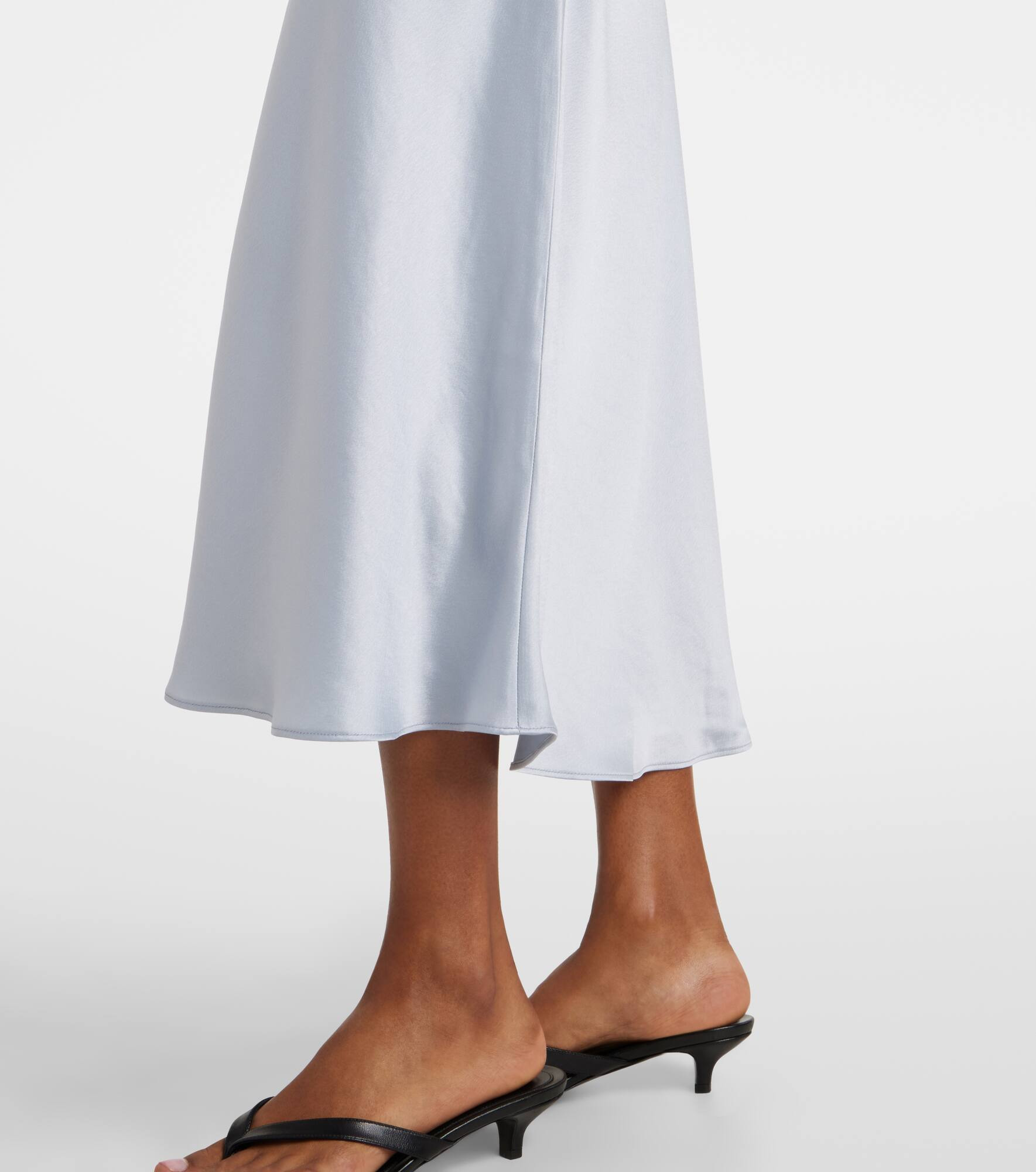 Barb satin slip dress - 5