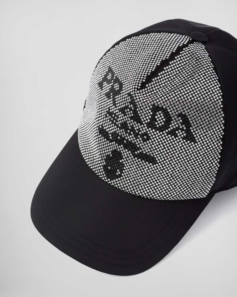 Studded Re-Nylon baseball cap 4