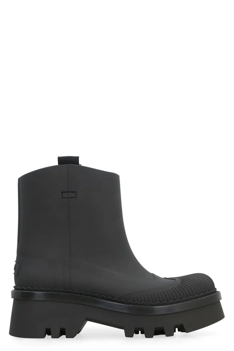 CHLOÉ RAINA RUBBER RAIN BOOTS - 1