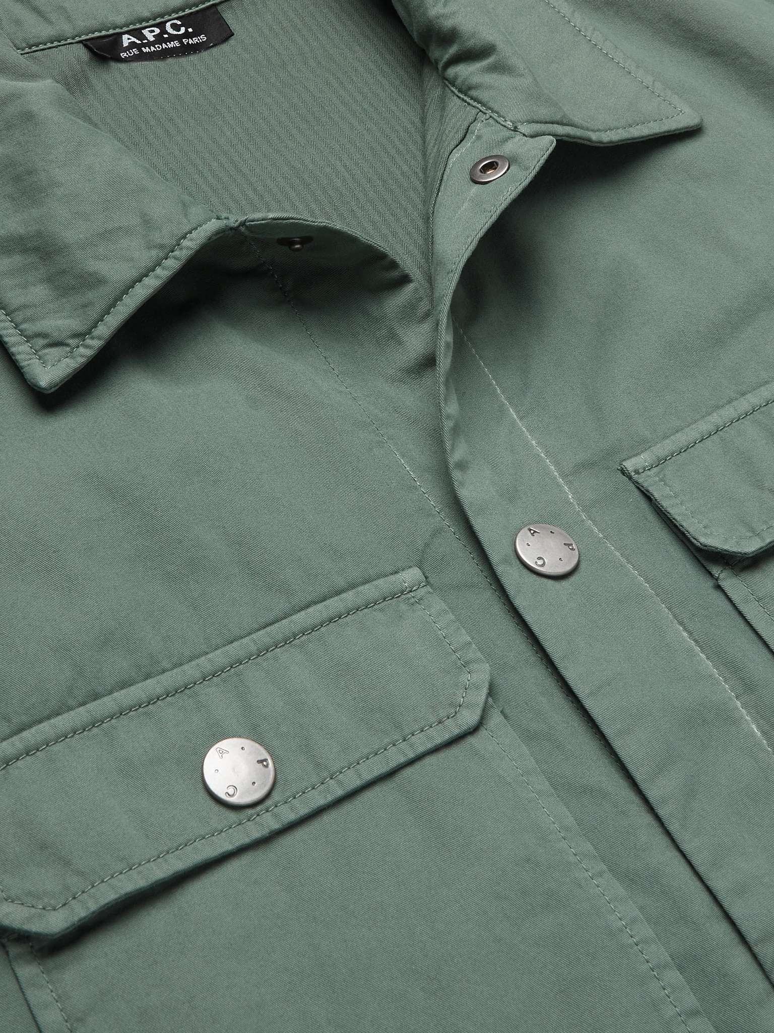 Alex Cotton-Twill Shirt Jacket - 5