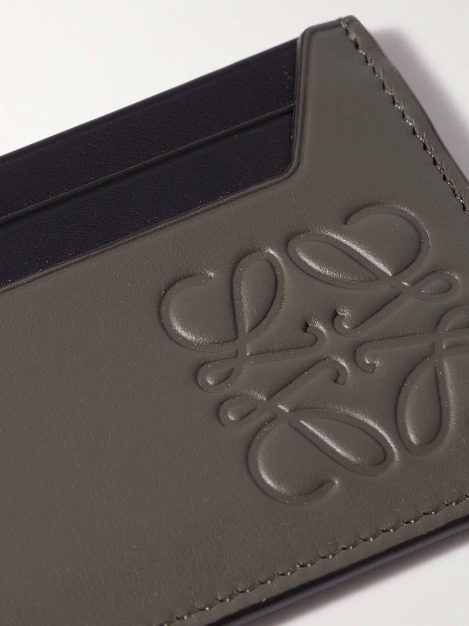 Logo-Debossed Leather Cardholder - 4