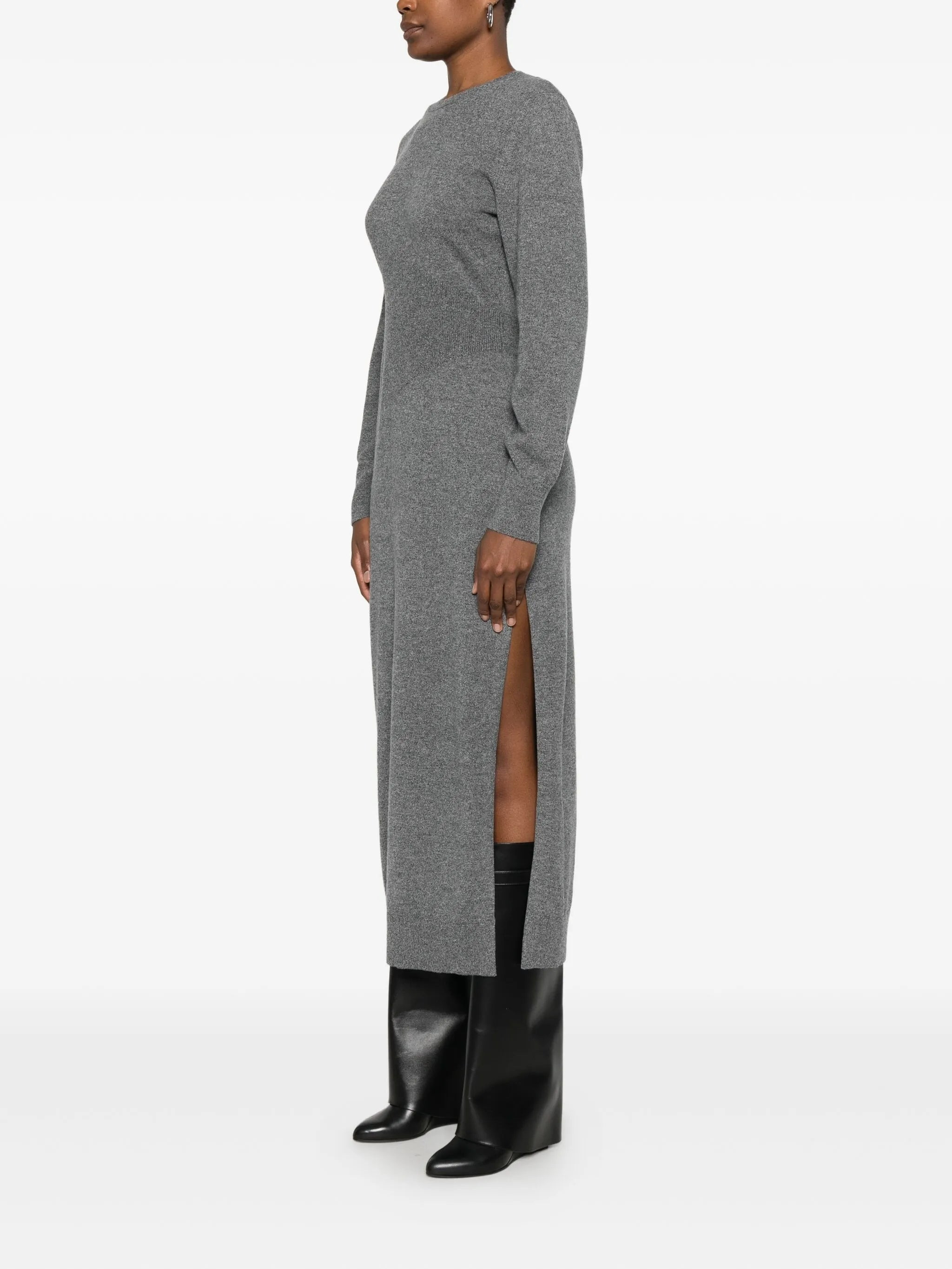 Givenchy Side-split Long-sleeve Midi Dress - 3