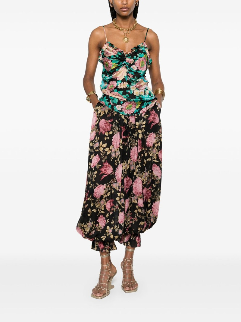 Chloé floral trousers outlook
