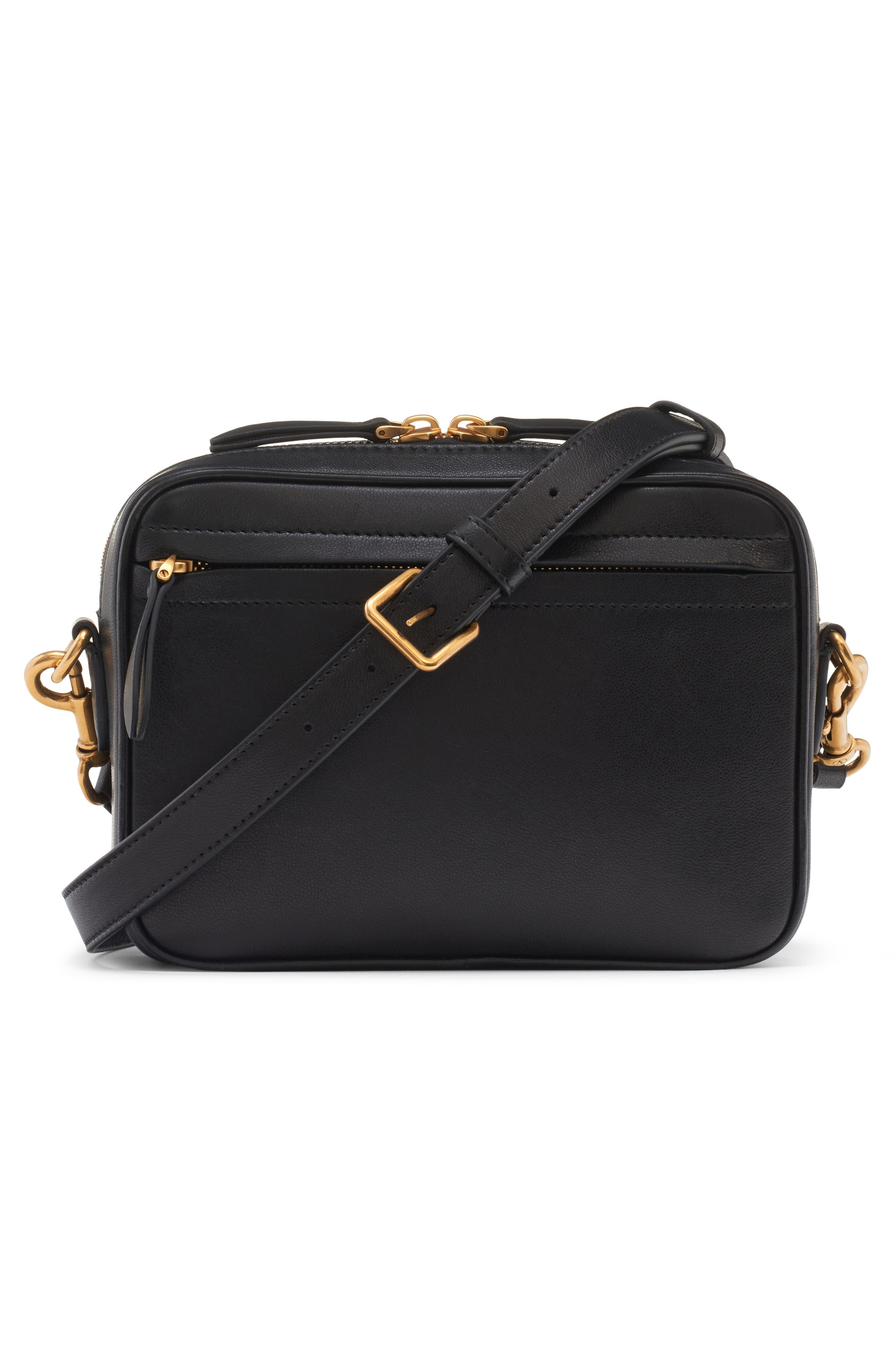Valentino Garavani Viva Superstar Lambskin Leather Crossbody Bag in Nero/Spice at Nordstrom - 3