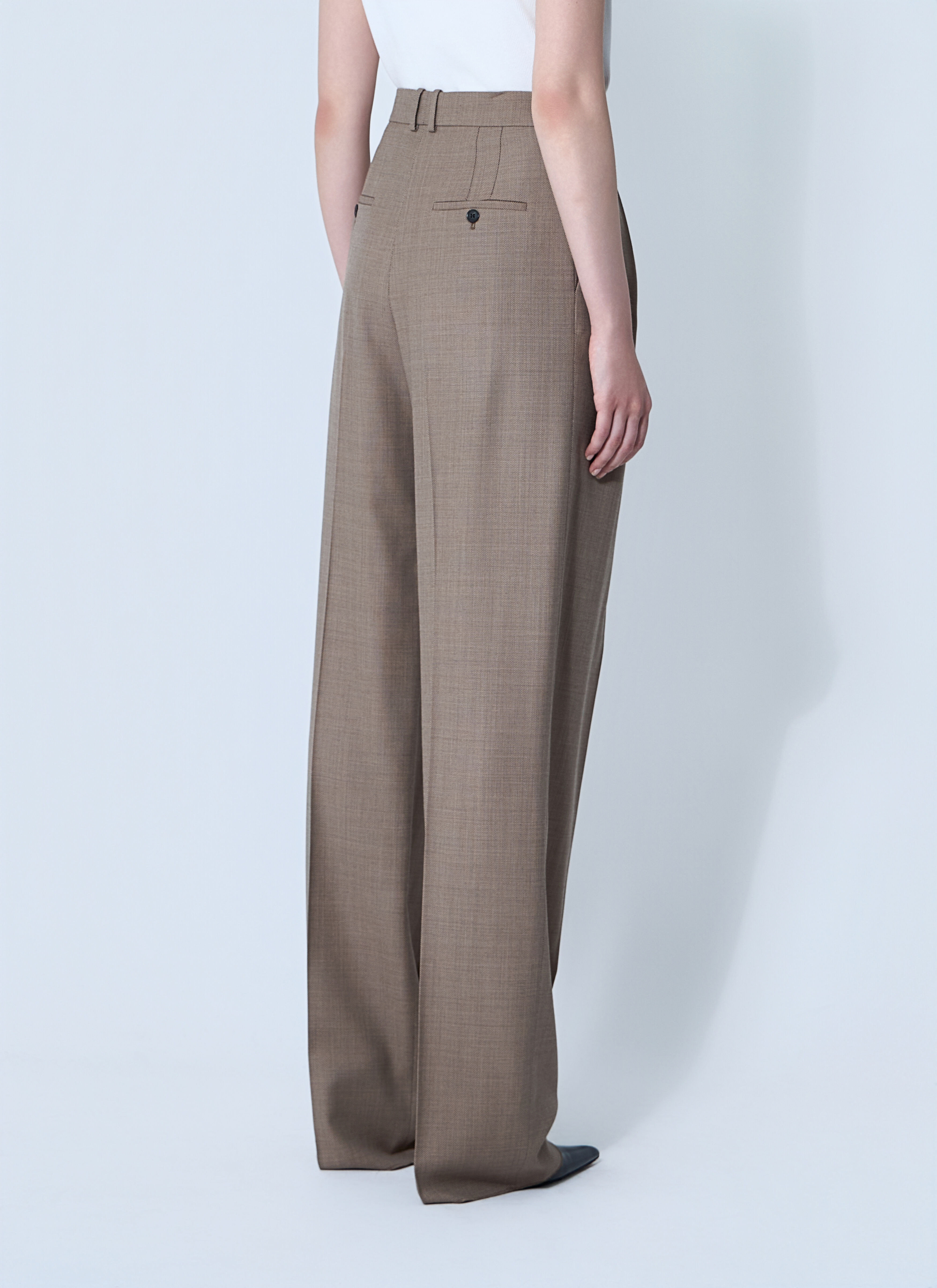 Wool Chiné Pants - 4