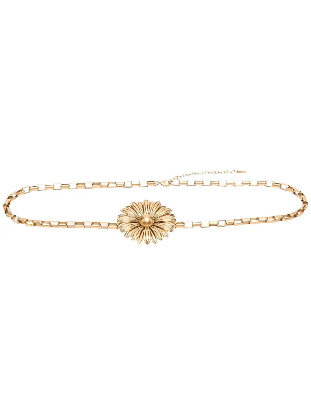 brass flower belt - 1