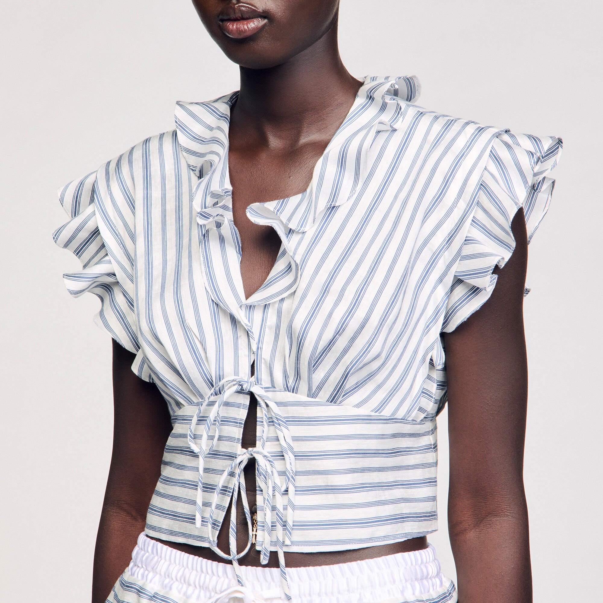 STRIPED CROP TOP - 3