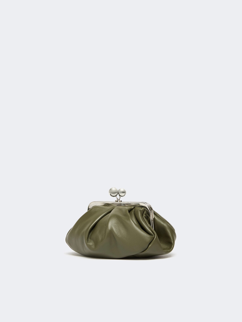 WEEKEND Max Mara Small sheepskin Pasticcino Bag - DARK GREEN outlook