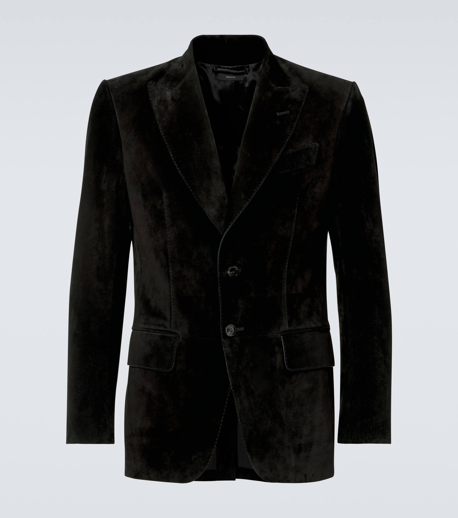 Suede blazer - 1