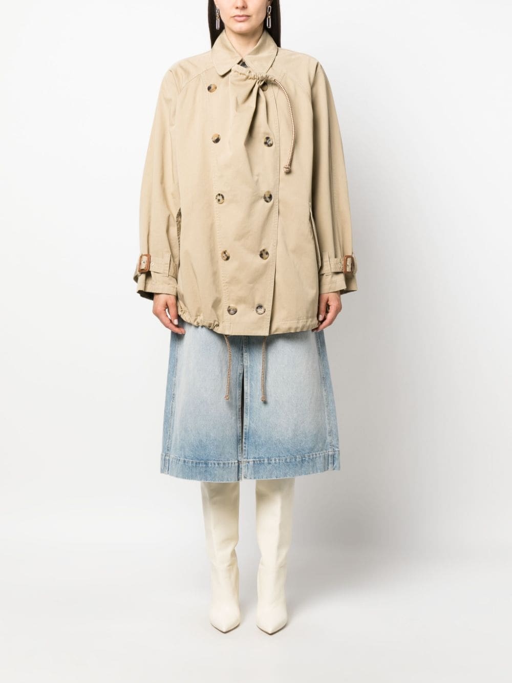 Dusika double-breasted trench coat - 2