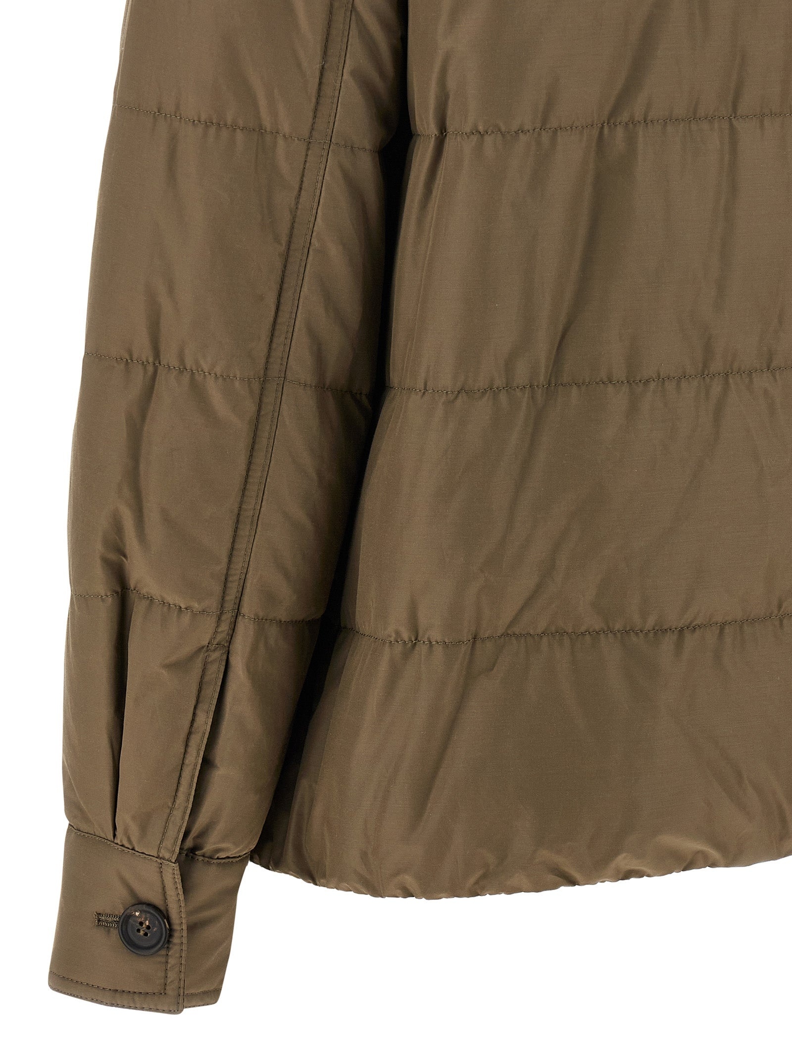 Monile Sherling Down Jacket Puffer Jackets Beige - 4