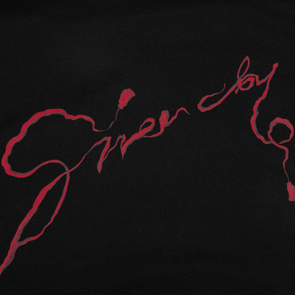 CHANDELIER AND SNAKE PRINT T-SHIRT - BLACK - 4