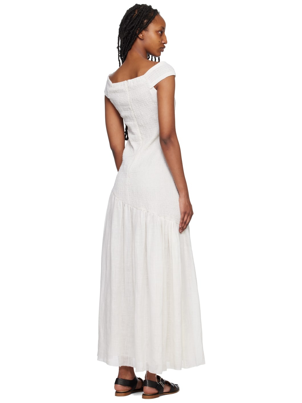 White Veloso Maxi Dress - 3
