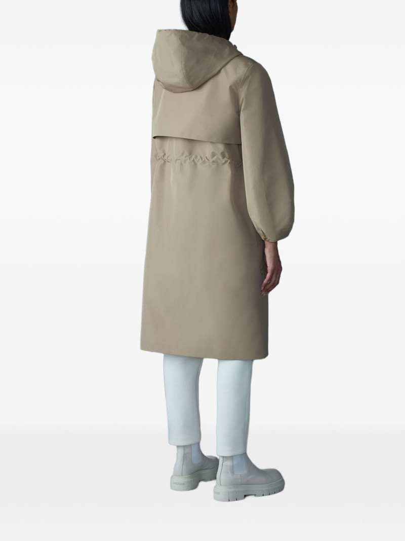 Mekelle-Z drawstring hooded raincoat 4