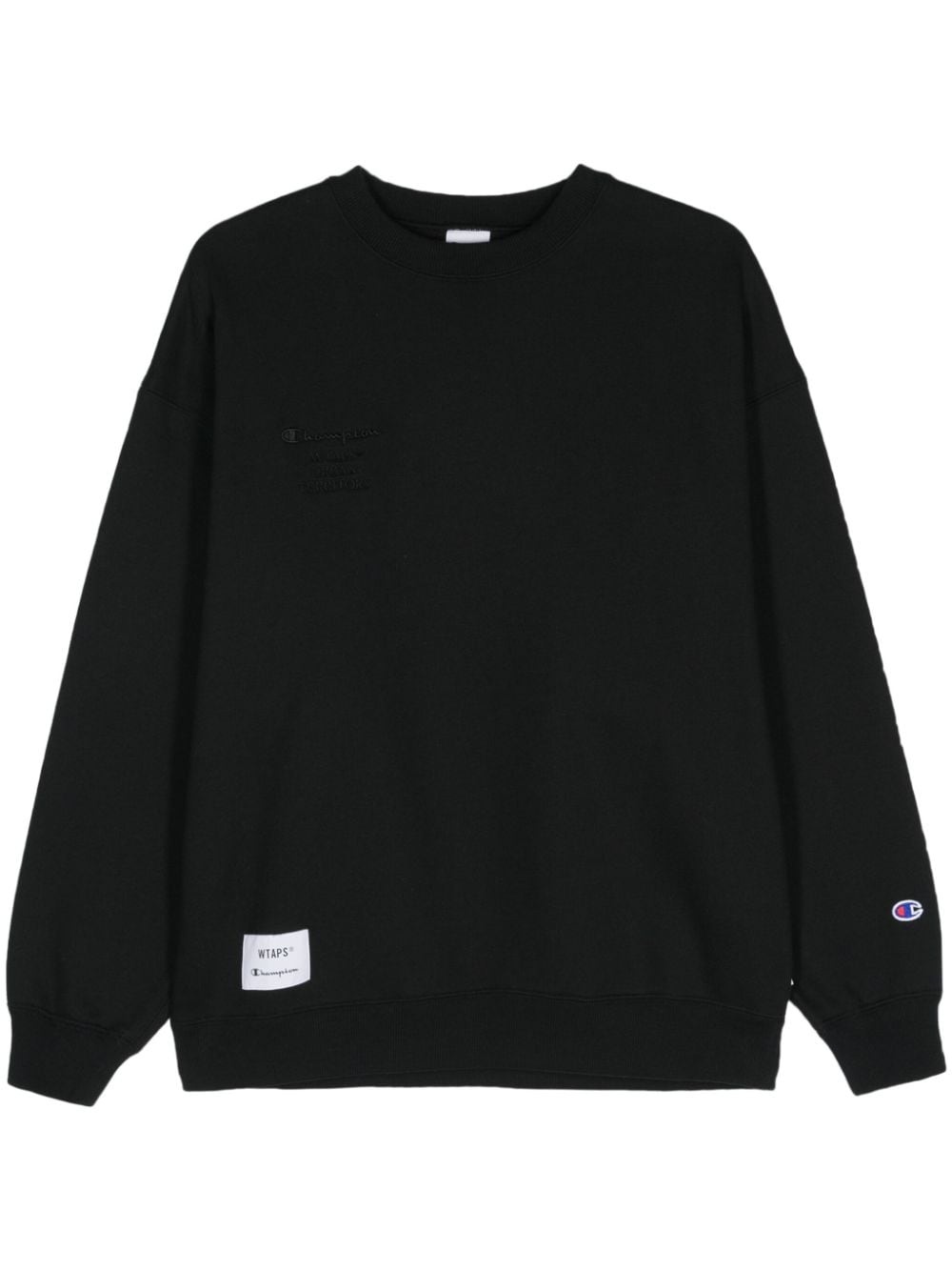 x Champion Academy logo-embroidered sweatshirt - 1