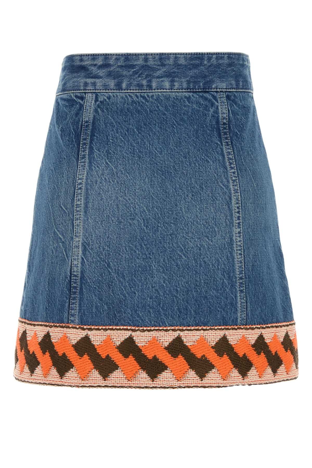 Valentino Garavani Women Denim Mini Skirt - 2