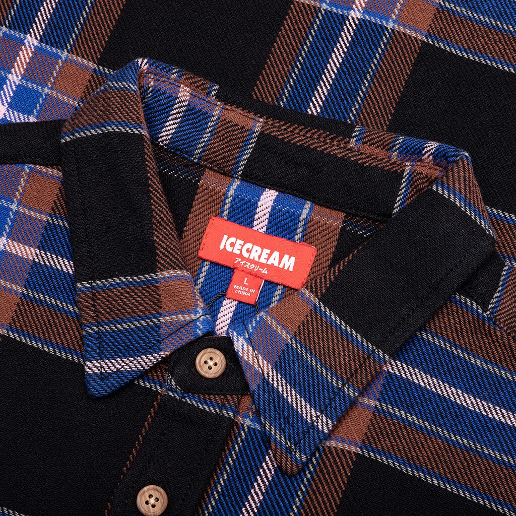 BIG DRIP L/S WOVEN - PLAID - 5