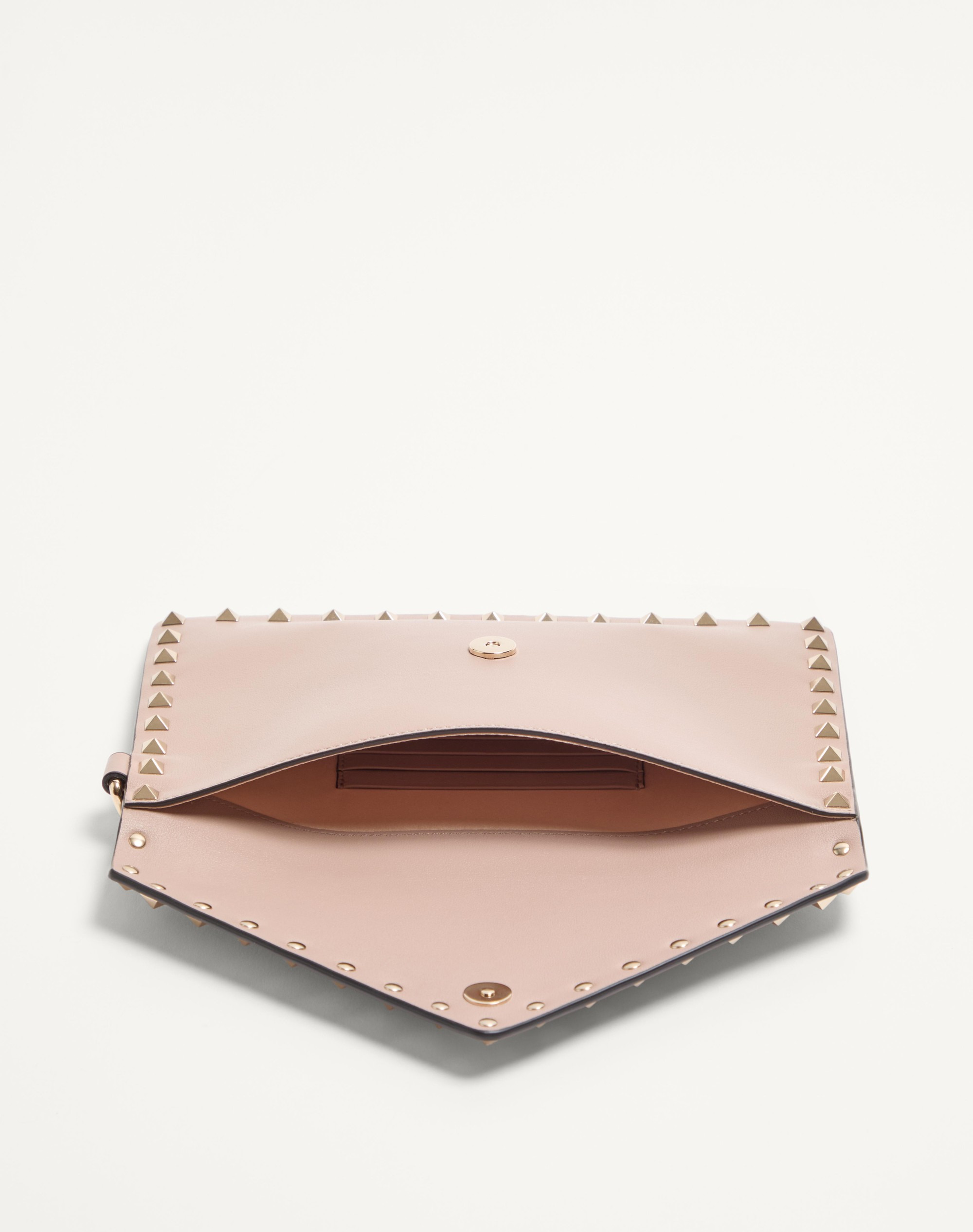 ROCKSTUD CALFSKIN POUCH - 5