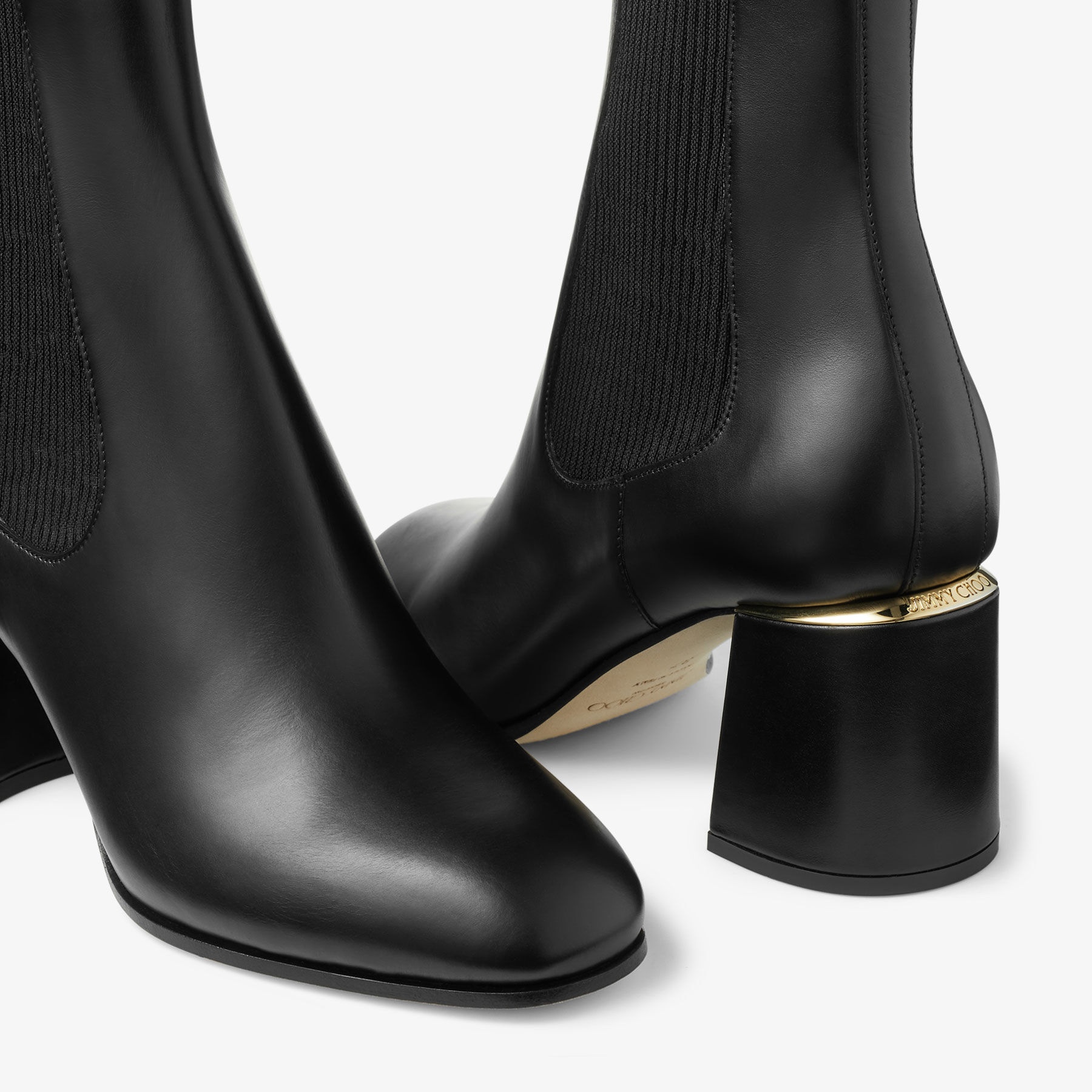 Thessaly 65
Black Leather Ankle Boots - 3