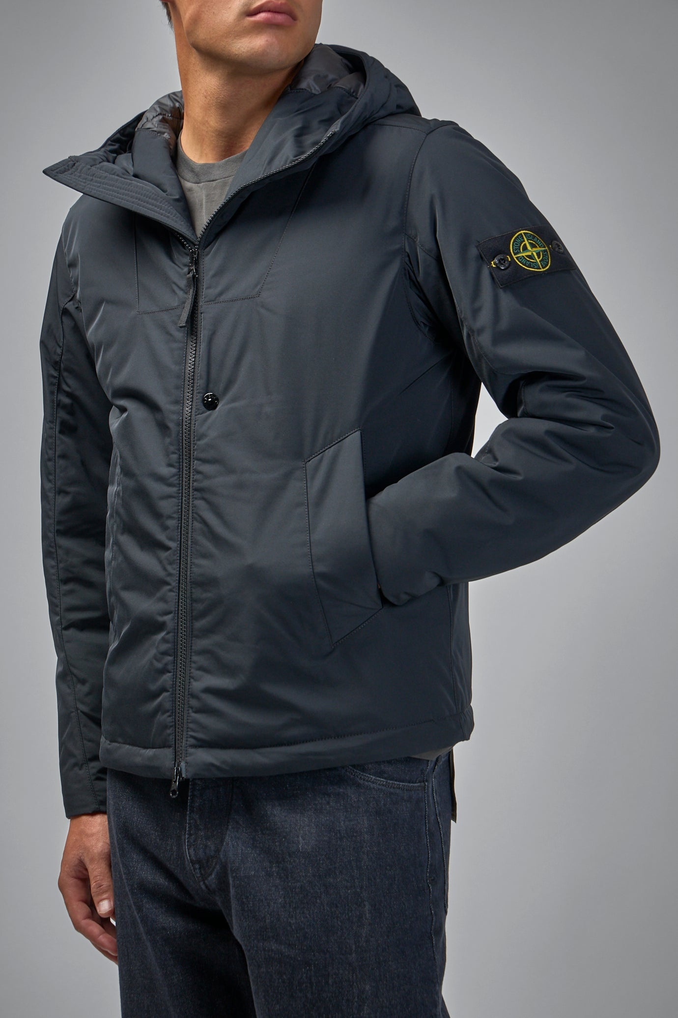 Crickle Reps Hooded Down Jacket - 4
