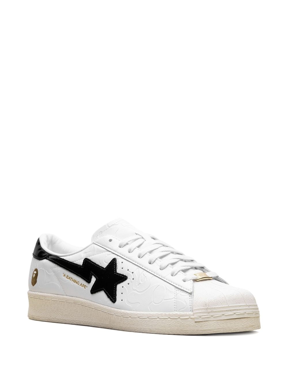 x A Bathing Ape Superstar Vintage "White Black" sneakers - 2
