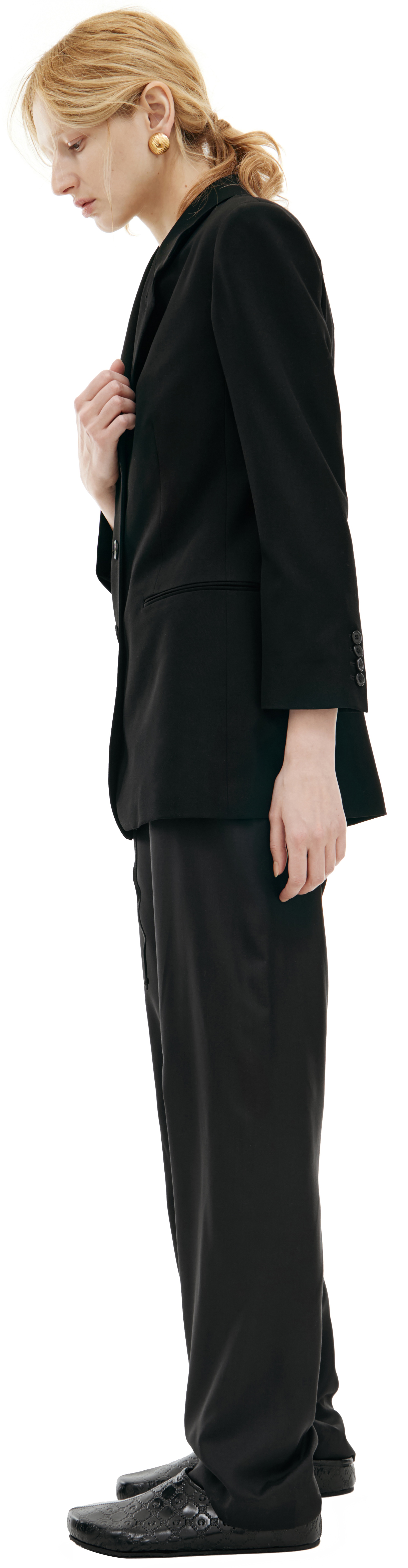 BASIC WOOL BLAZER - 2
