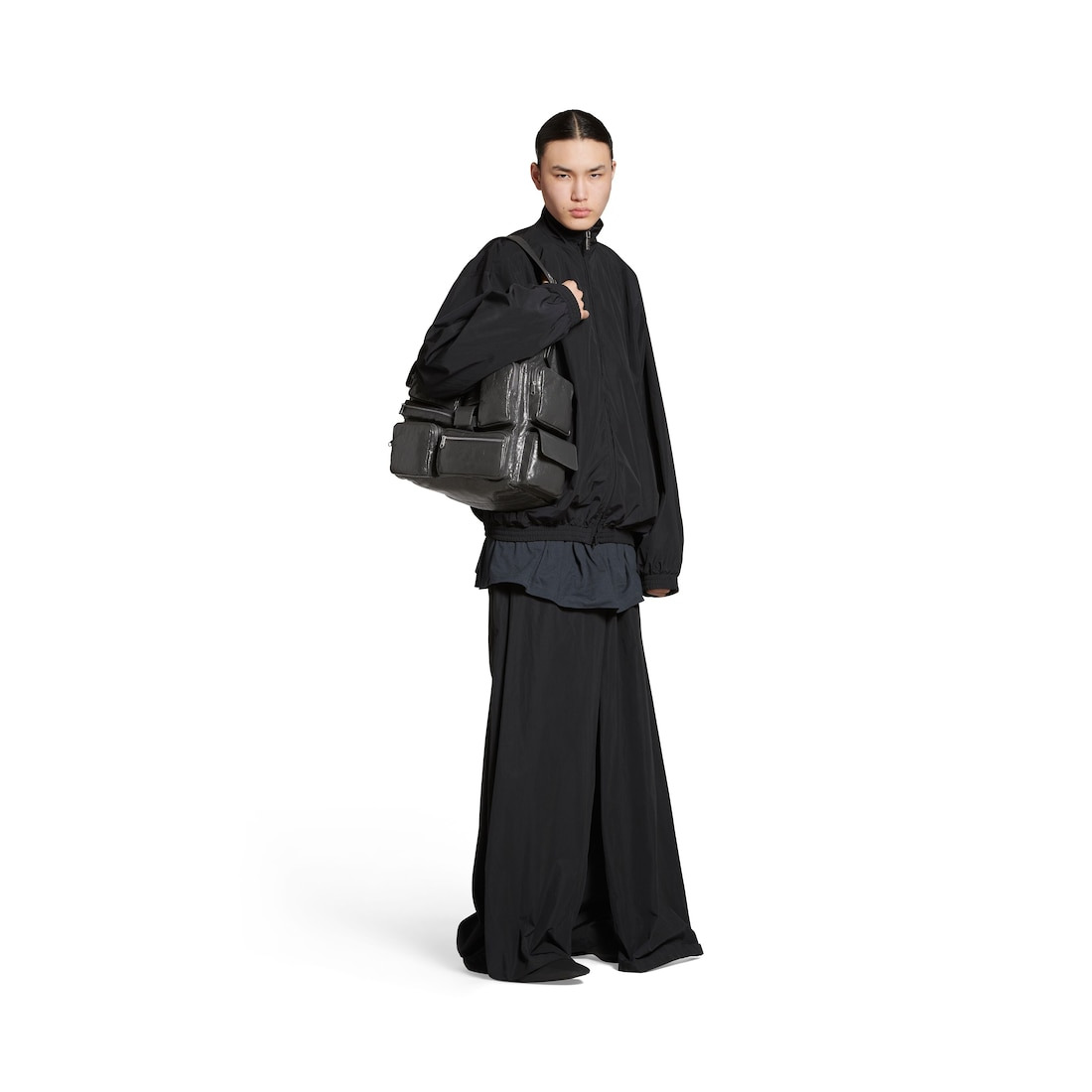 Men's Superbusy Large Sling Bag  in Dark Grey - 4