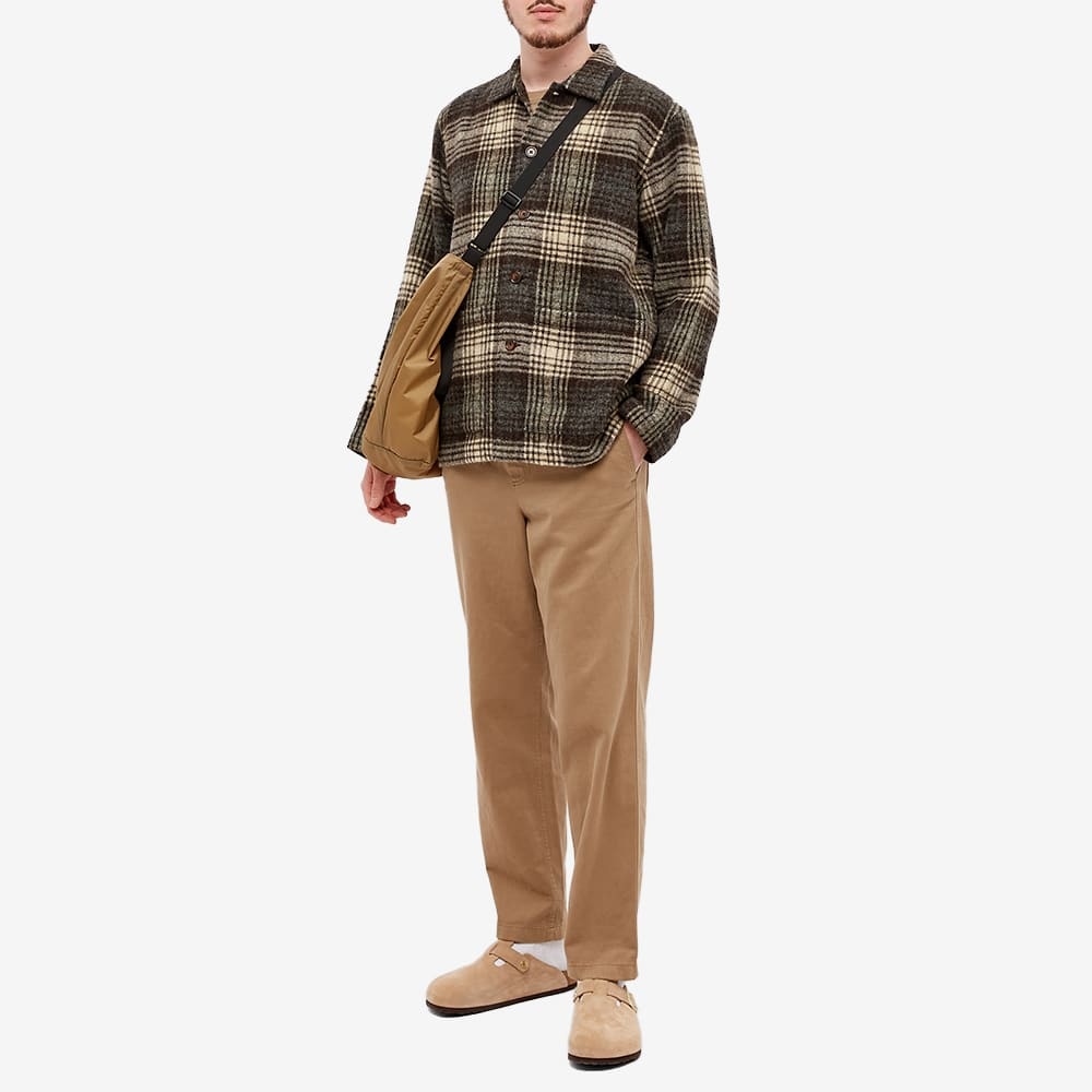 Universal Works Check Wool Easy Overshirt - 4