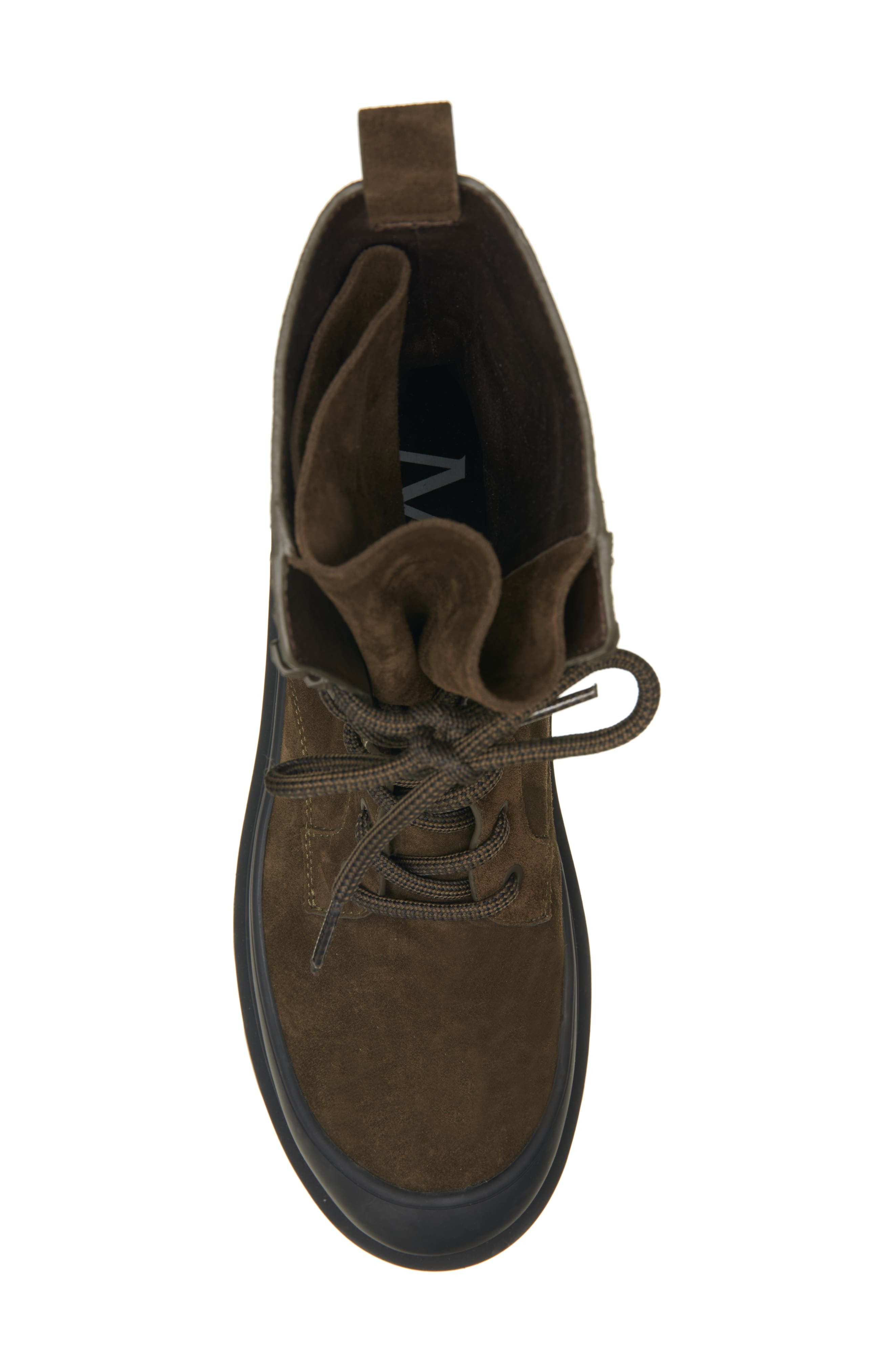 Moncler Vera Lace-Up Boot in Vintage Olive Green at Nordstrom - 5