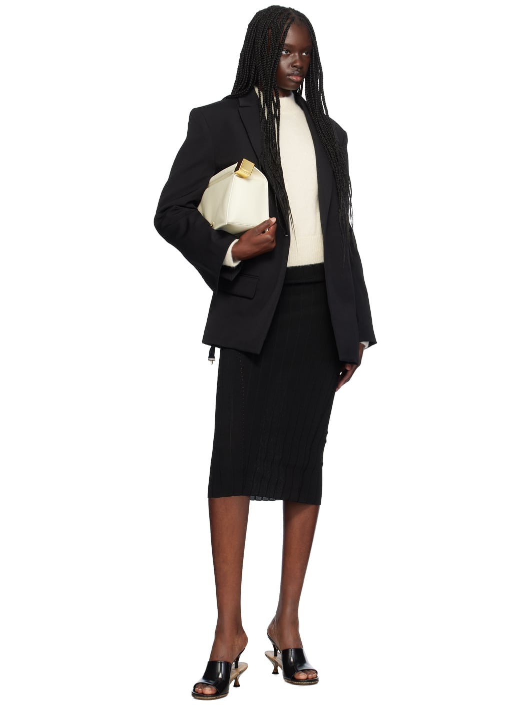 Off-White Les Sculptures 'La pochette Rond Carré' Clutch - 4