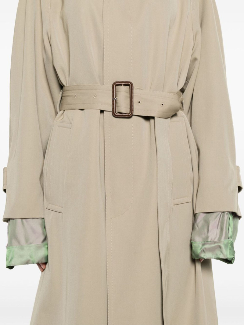 spread-collar wool trench coat 5