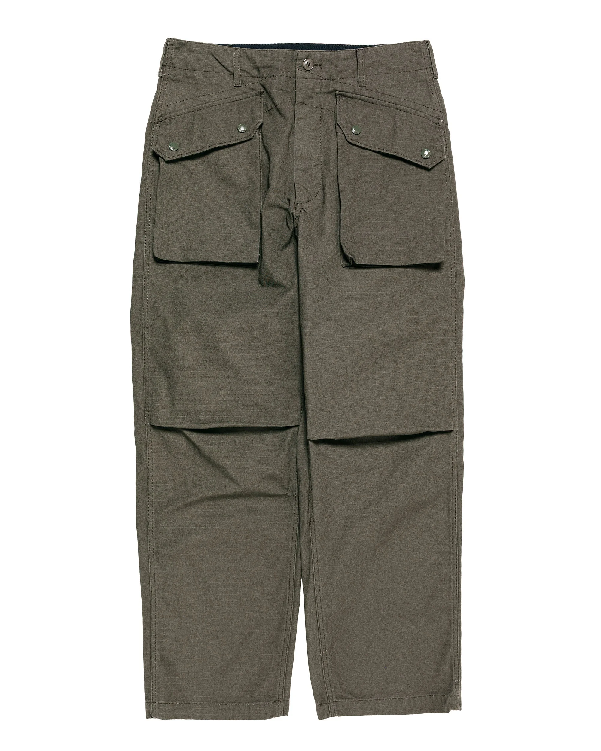 Norwegian Army Pant Olive Heavyweight Cotton Ripstop - 1