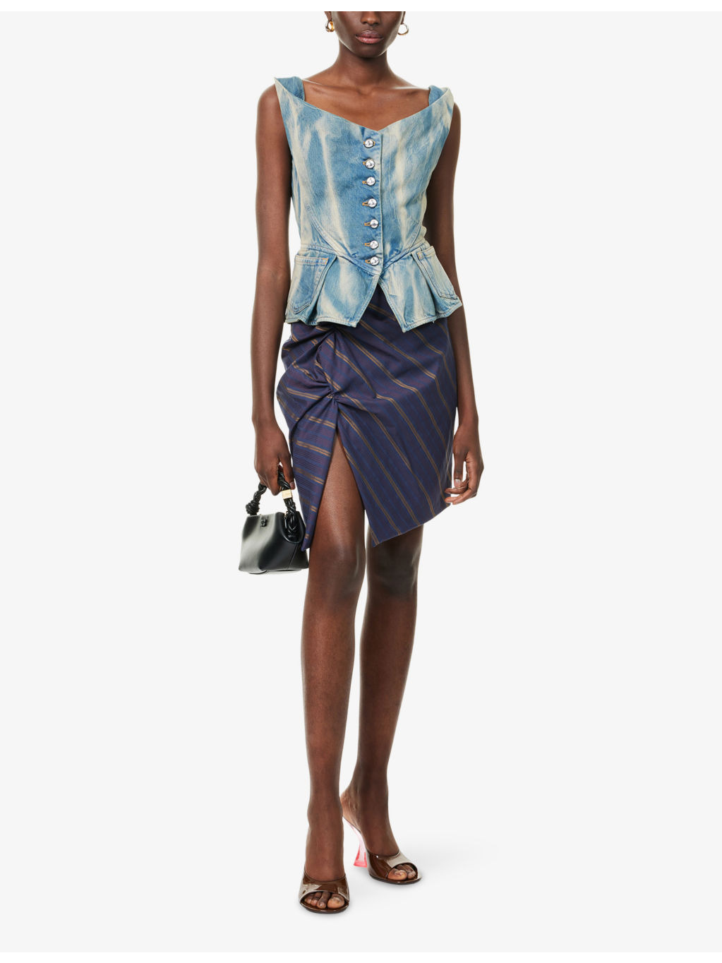 Monday Peplum Denim Vest - 2