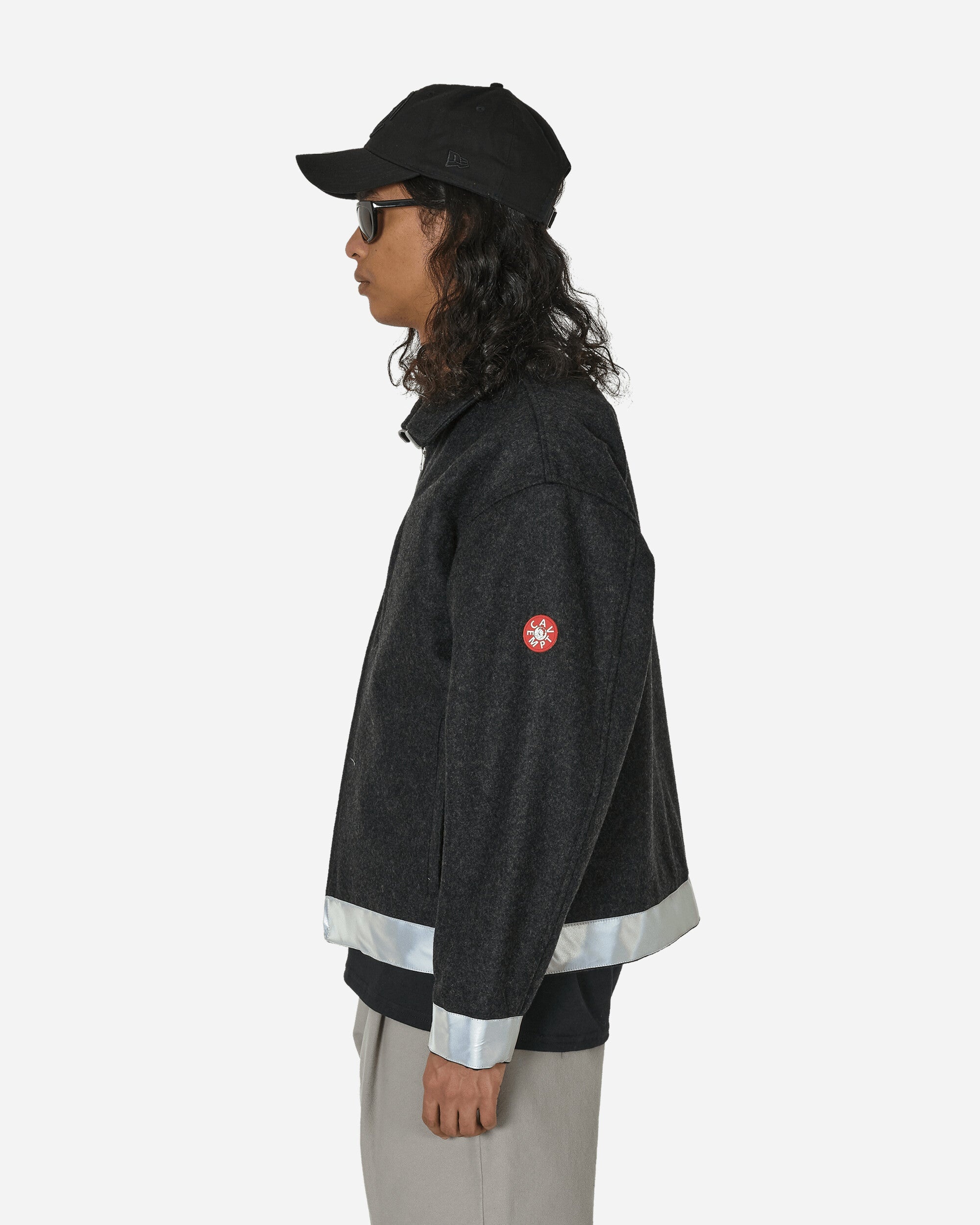Reflect Wool Zip Jacket Charcoal - 2