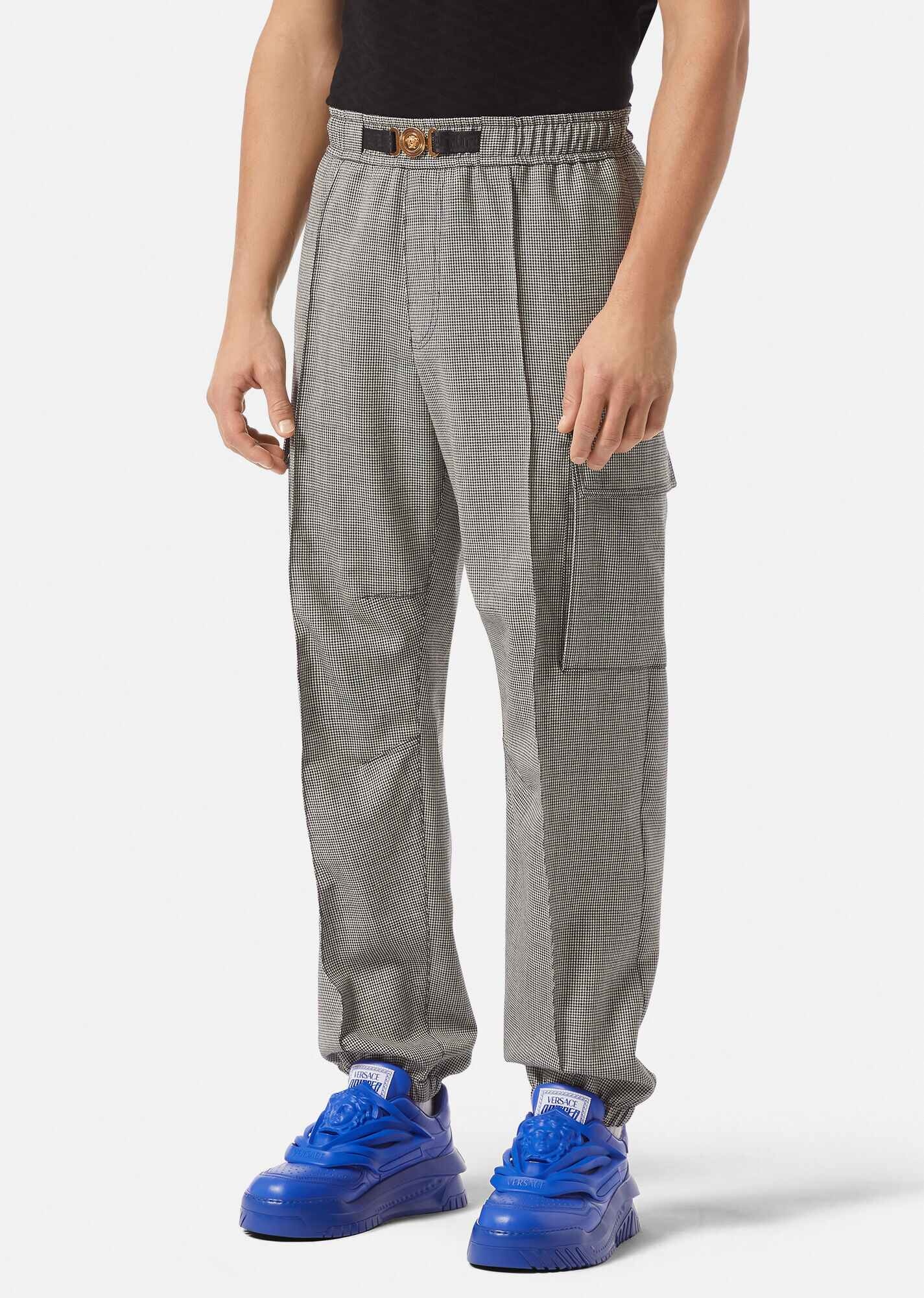 Medusa Checked Cargo Pants - 3