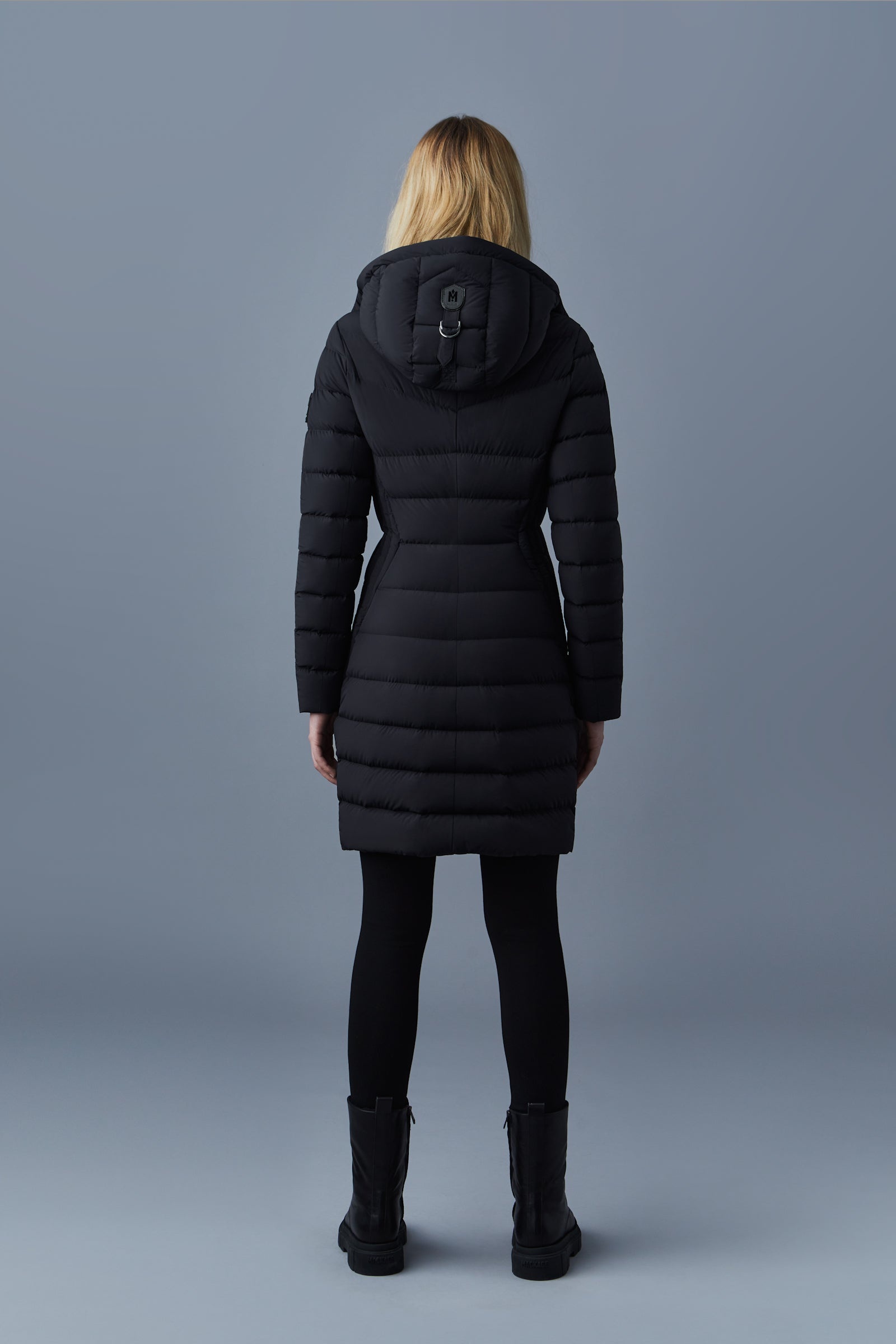 FARREN Agile-360 stretch light down coat with removable hood for ladies - 4