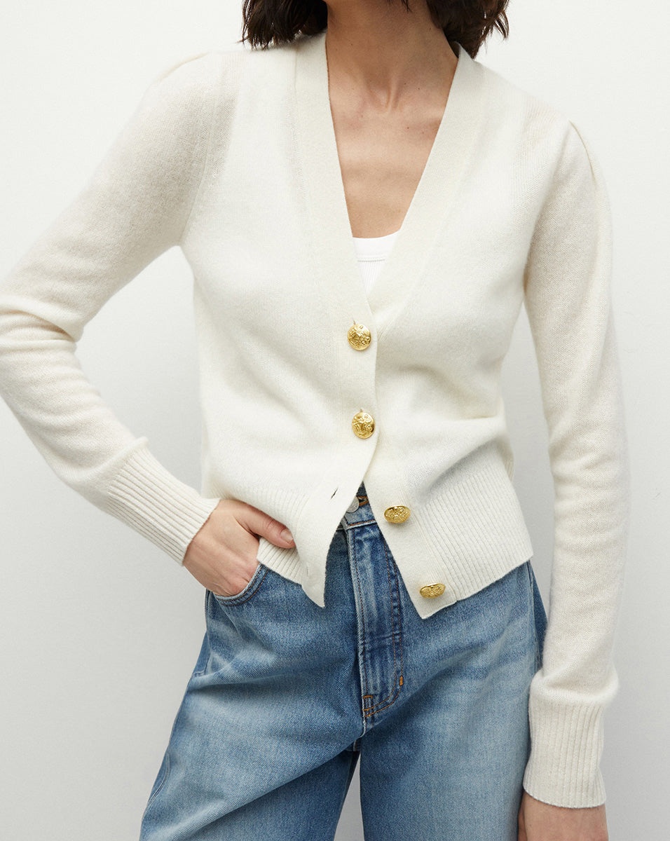 SOLENE CASHMERE CARDIGAN - 2