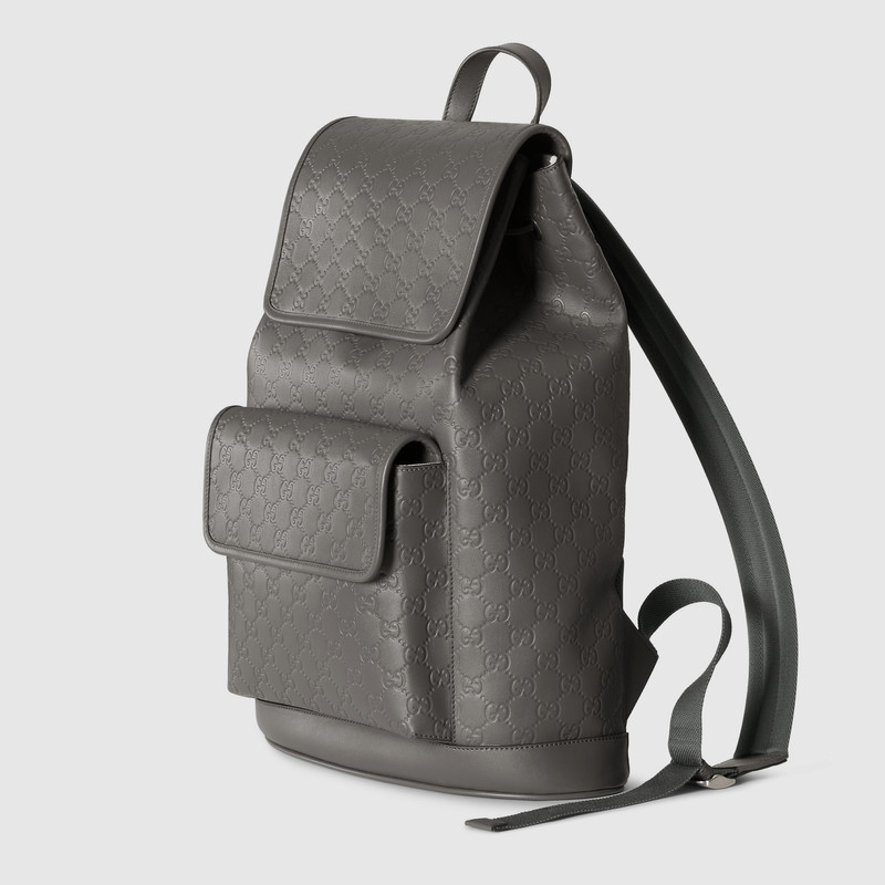 GUCCI GG Emblem medium backpack outlook