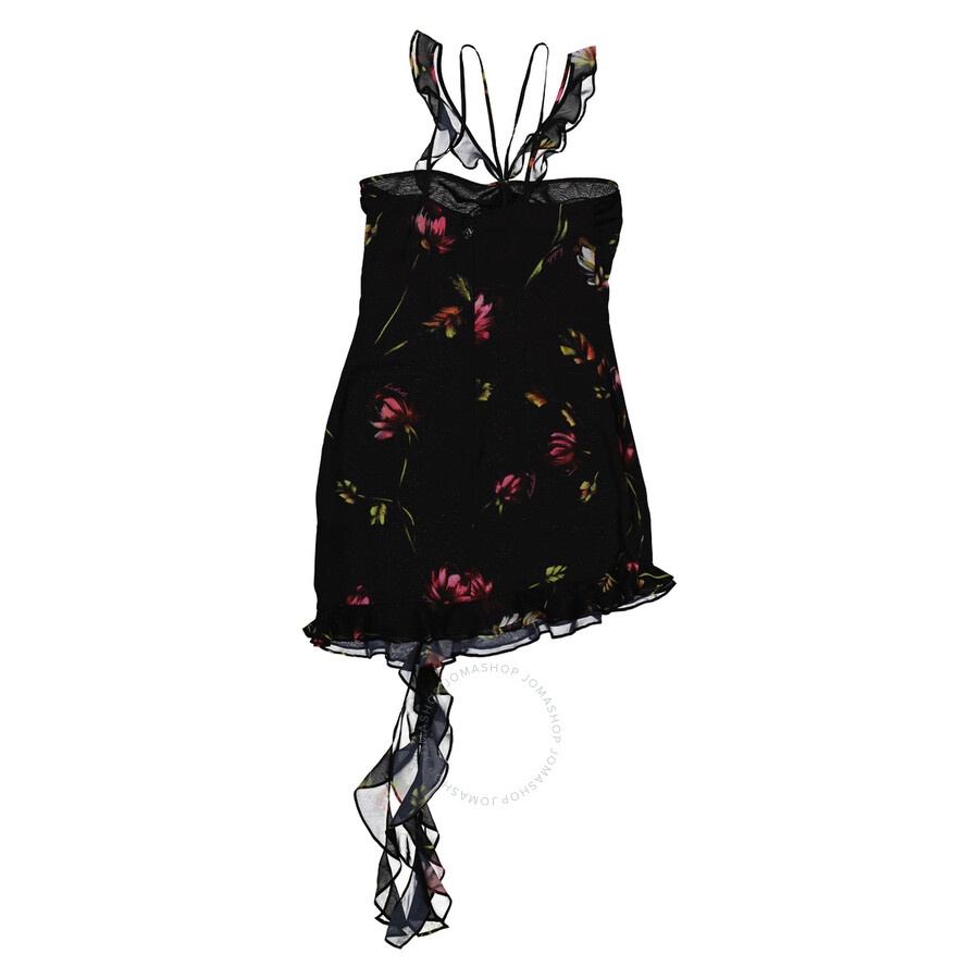 Rotate Birger Christensen Ladies Sachet Pink Floral-Print Asymmetric Minidress - 2
