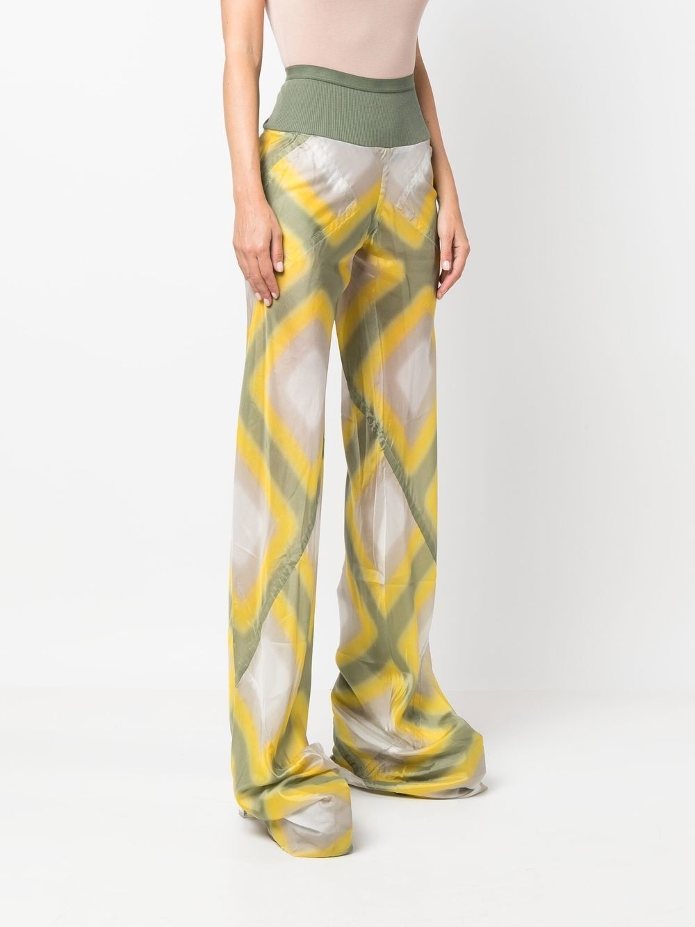 all-over graphic-print trousers - 3