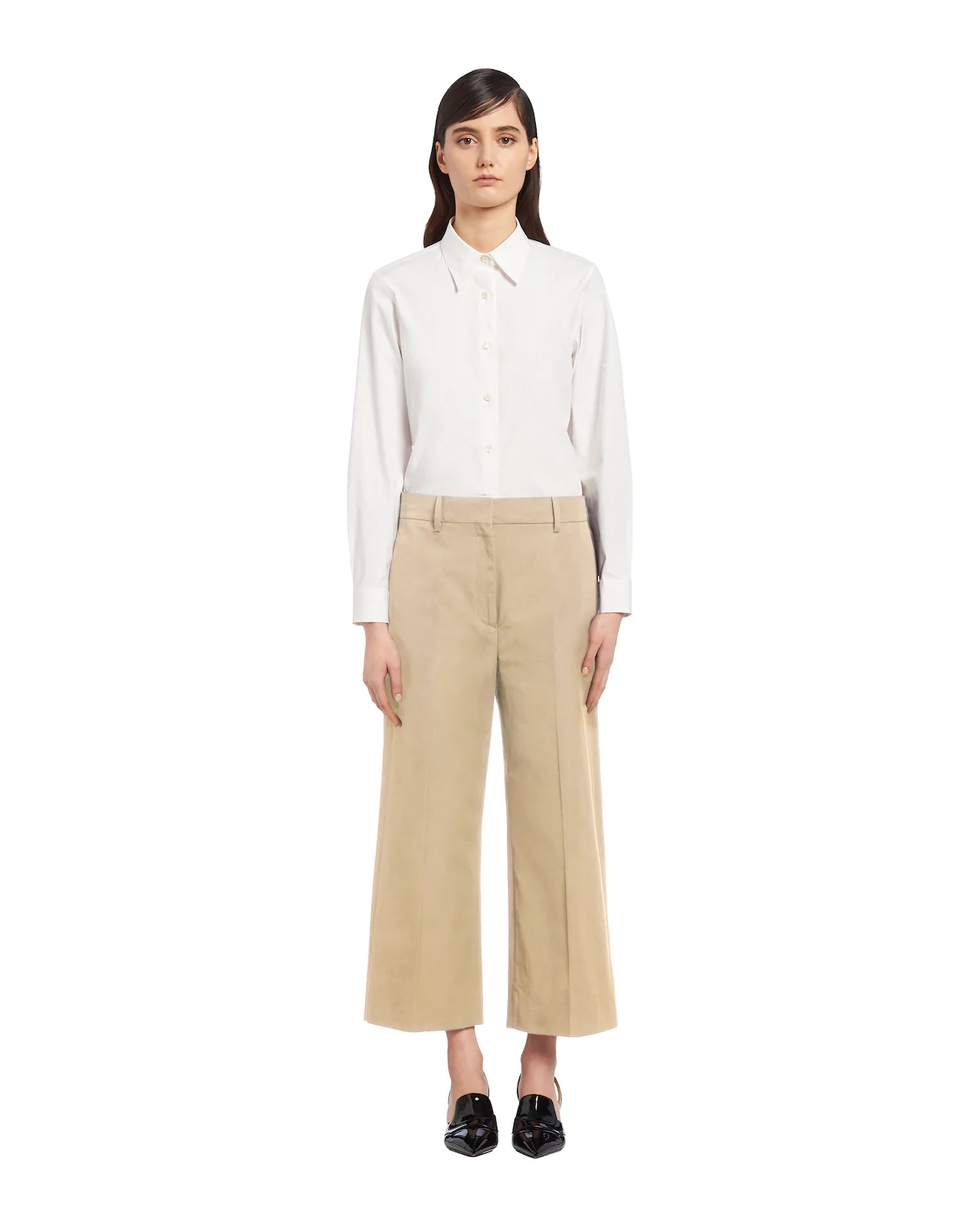 Cotton poplin trousers - 2